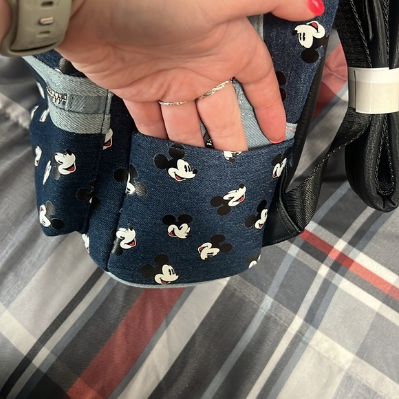 Disney Parks Denim Mickey Loungefly! - Picture 5 of 6